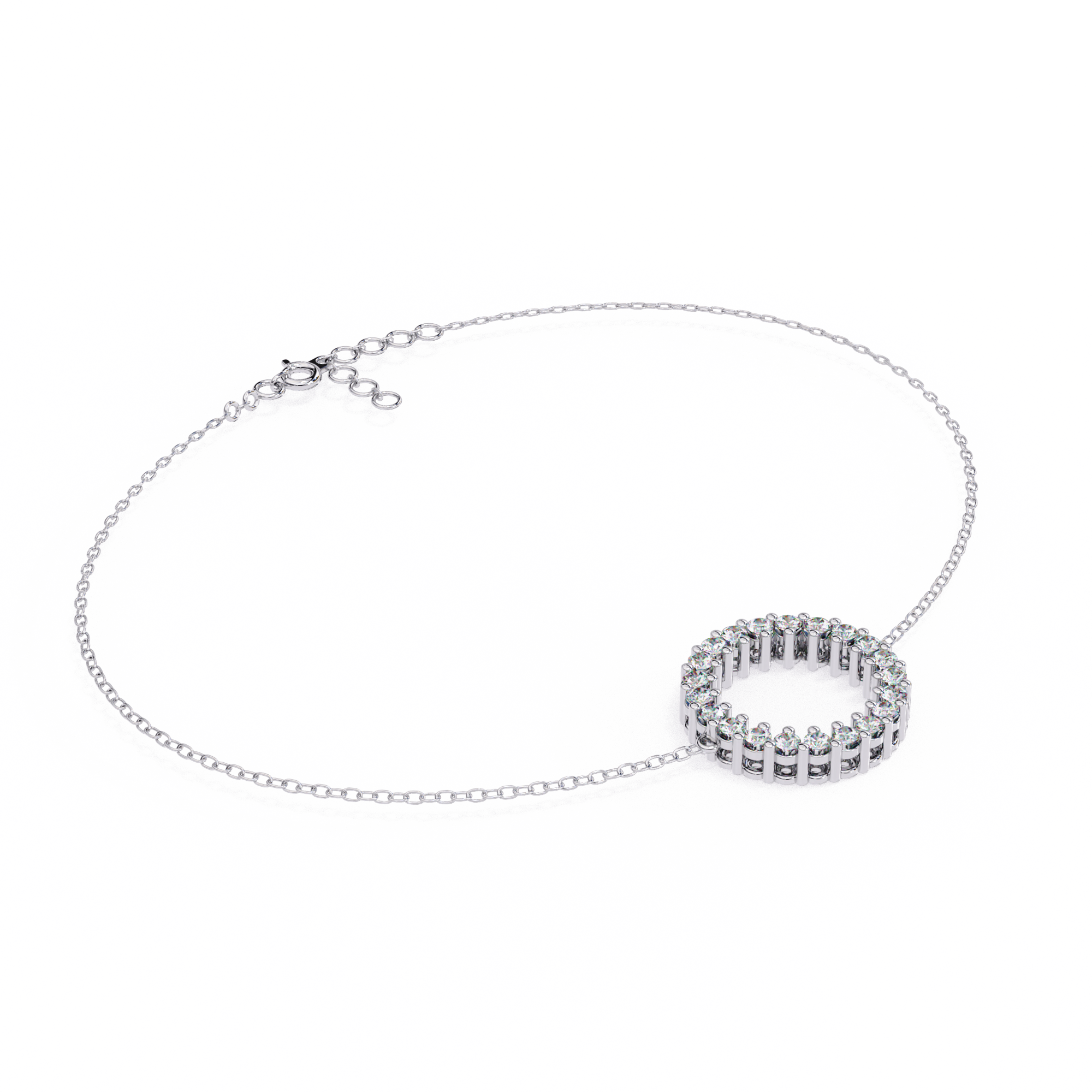 Solitairekart 0.15ct Round Cut Lab Grown Diamond Bracelet